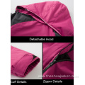 Detachable Hood Women's Ski Jacket Custom